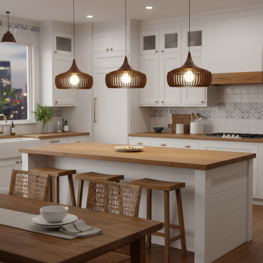 Din Wood Pendant Lamp – detail 7