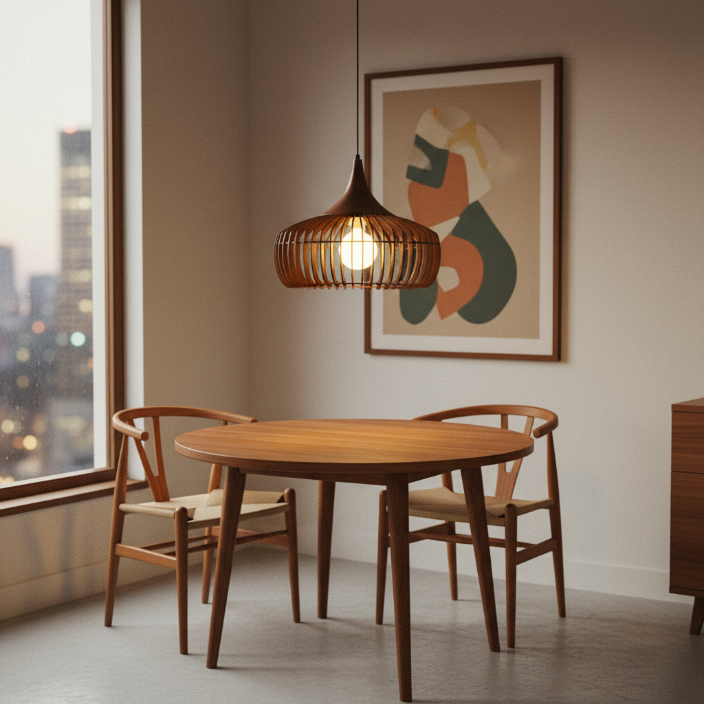 Din Wood Pendant Lamp – detail 11