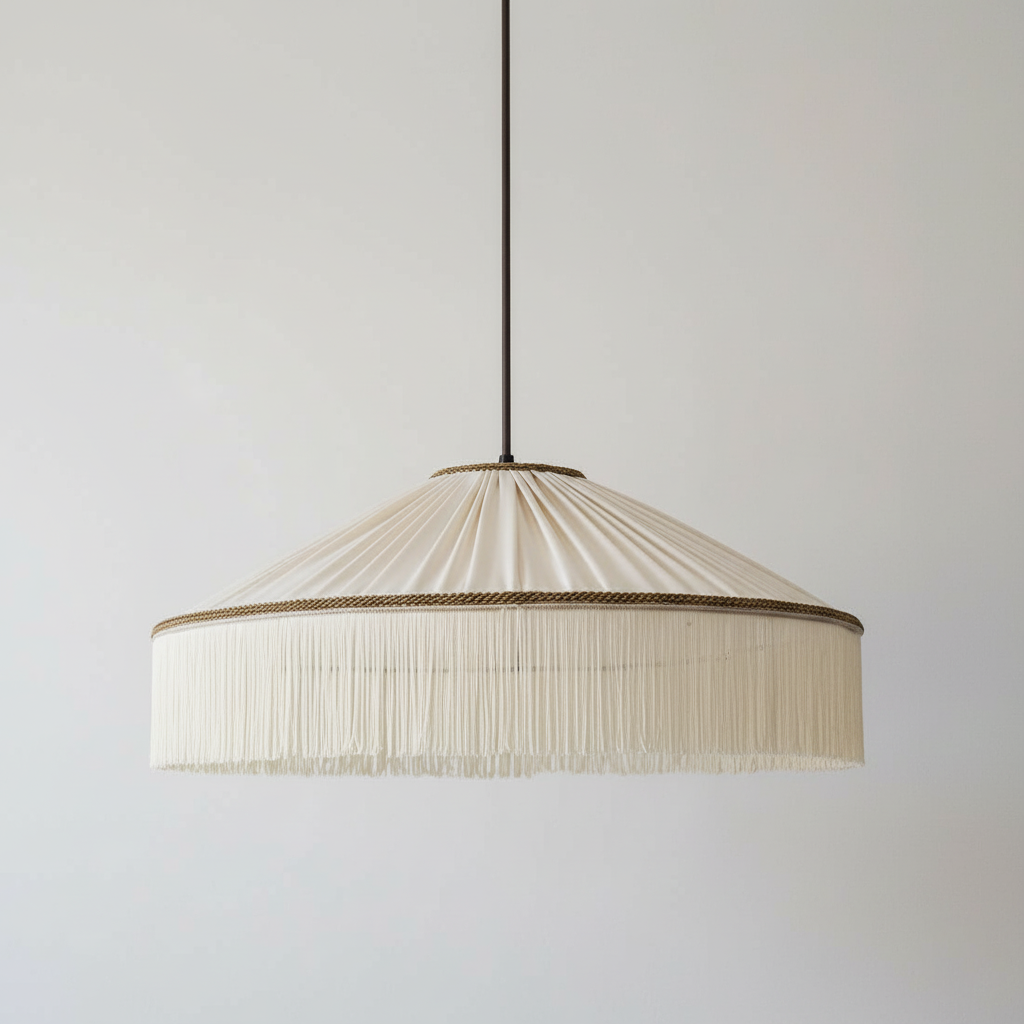 Lampada a sospensione plissettata Novela