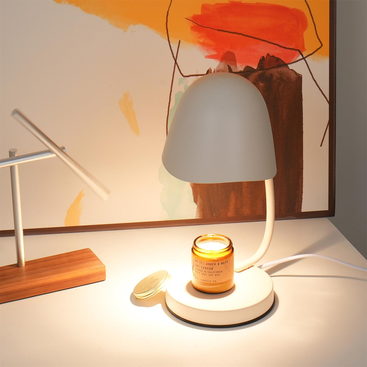 Lampada da tavolo scaldacandele Elaleva