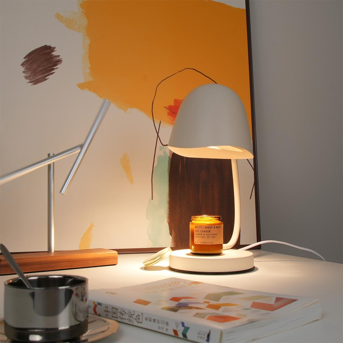 Lampada da tavolo scaldacandele Elaleva