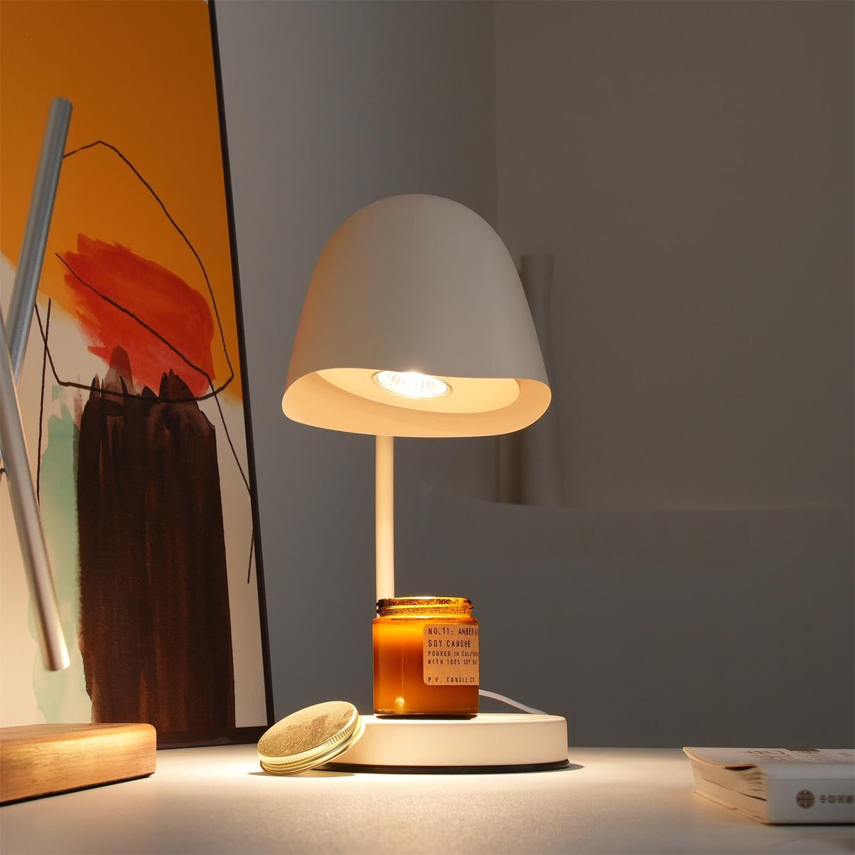 Lampada da tavolo scaldacandele Elaleva