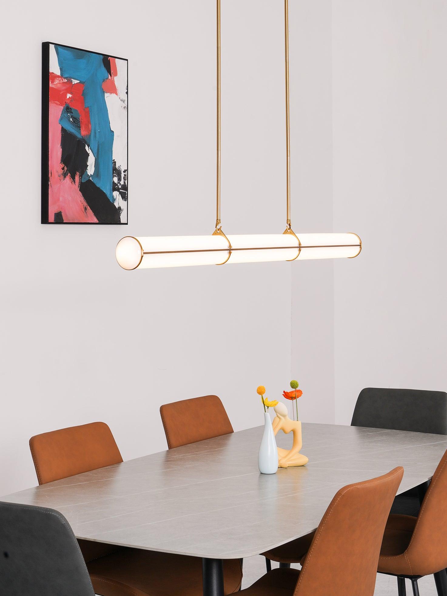 Lampada a sospensione lineare Aronale