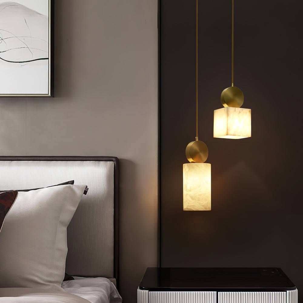 Obolus Alabaster Pendant Light – detail 2