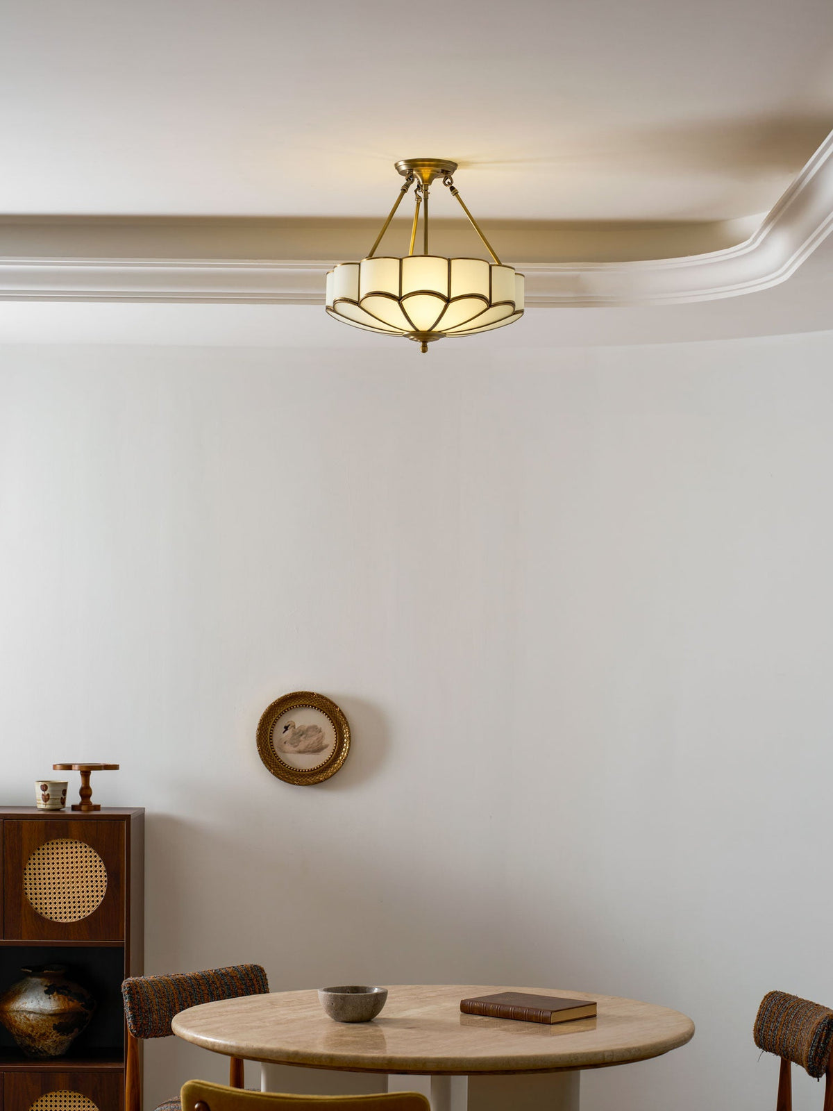 Flower Shape Glass Ceiling Light – detail 16