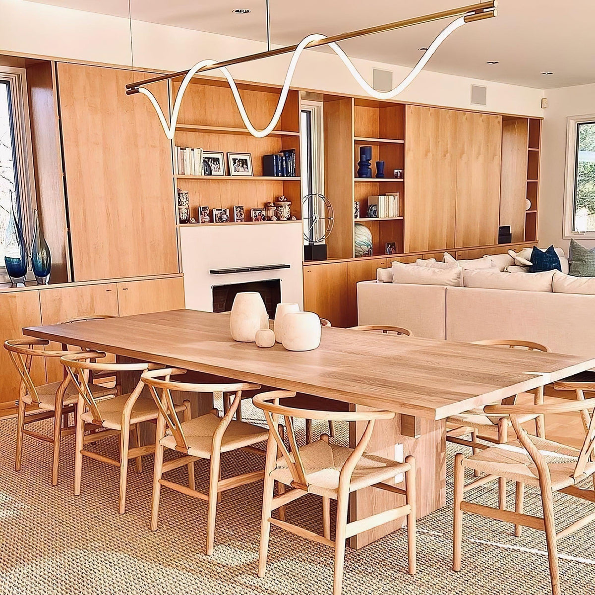 Flexible Linear Curve Chandelier – detail 23