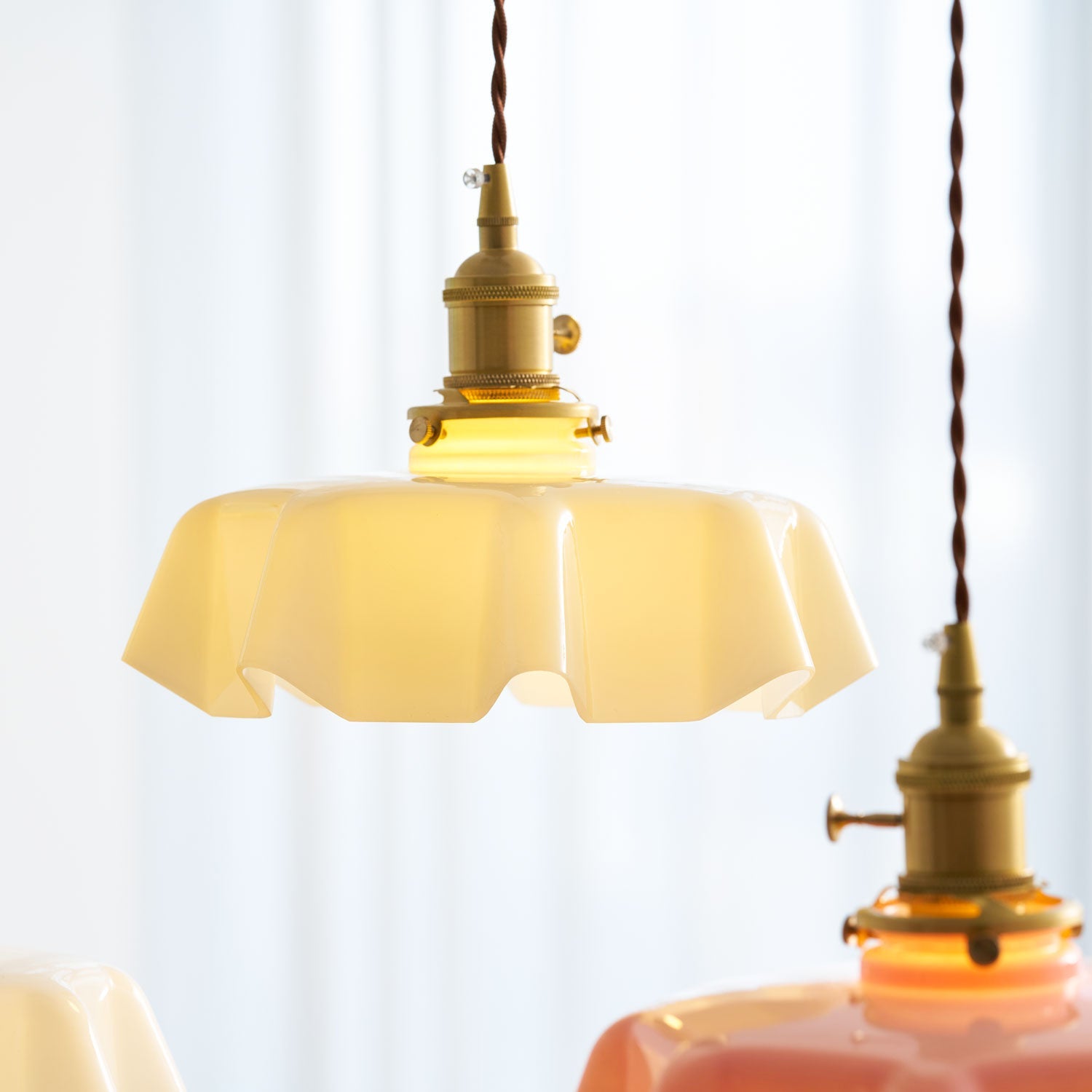 Lampada a sospensione vintage Ameliro
