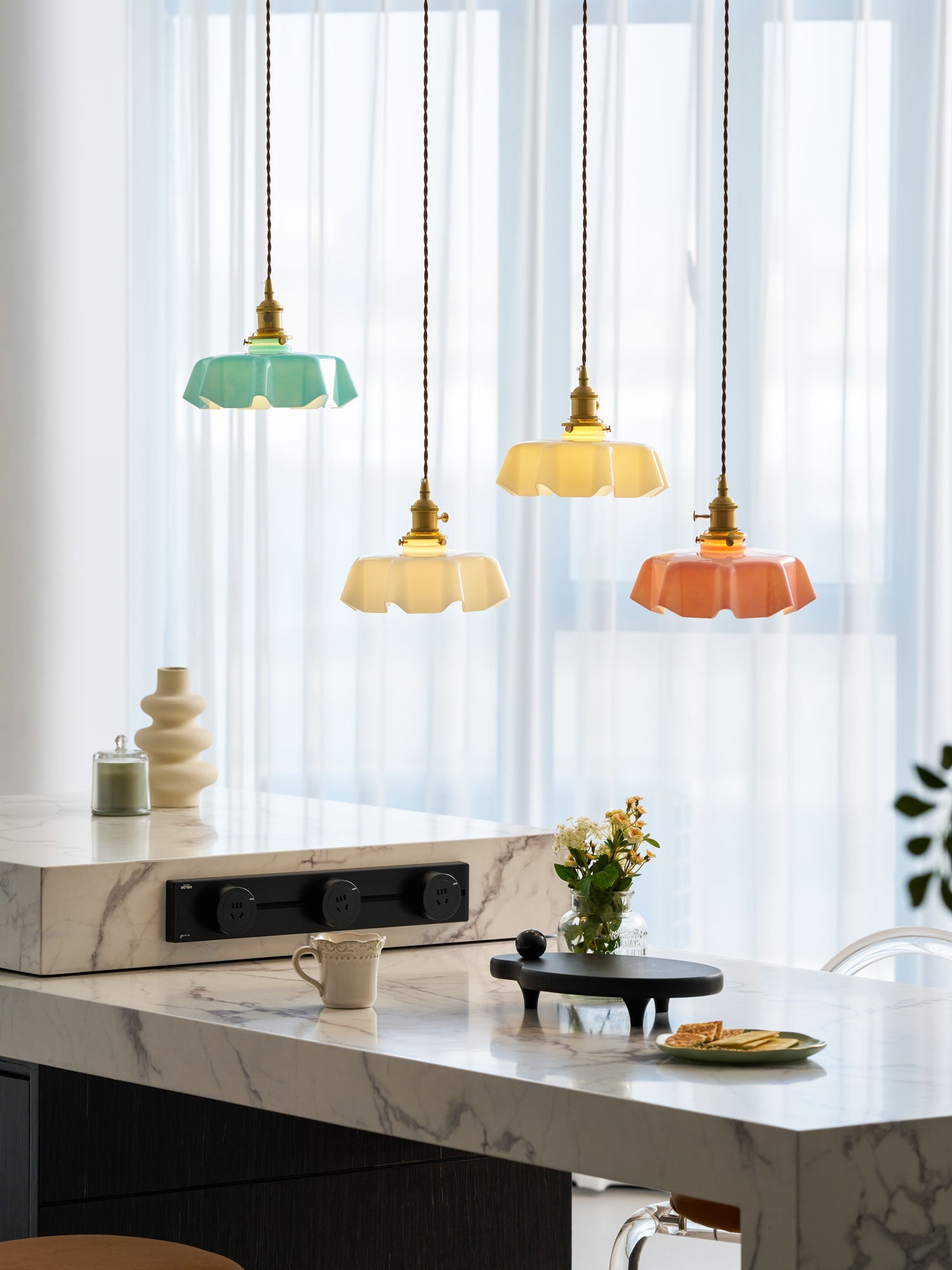 Lampada a sospensione vintage Ameliro
