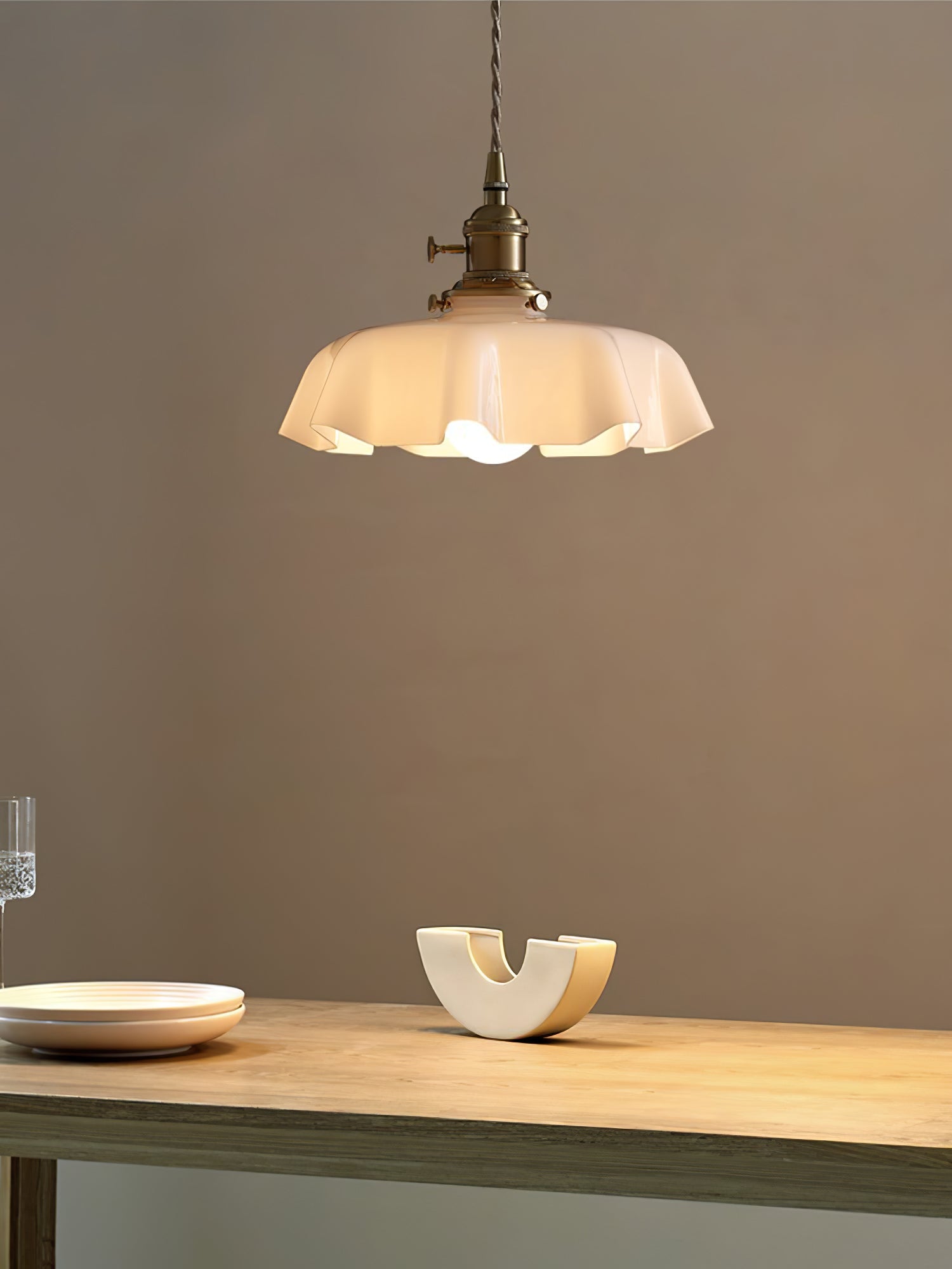 Lampada a sospensione vintage Ameliro