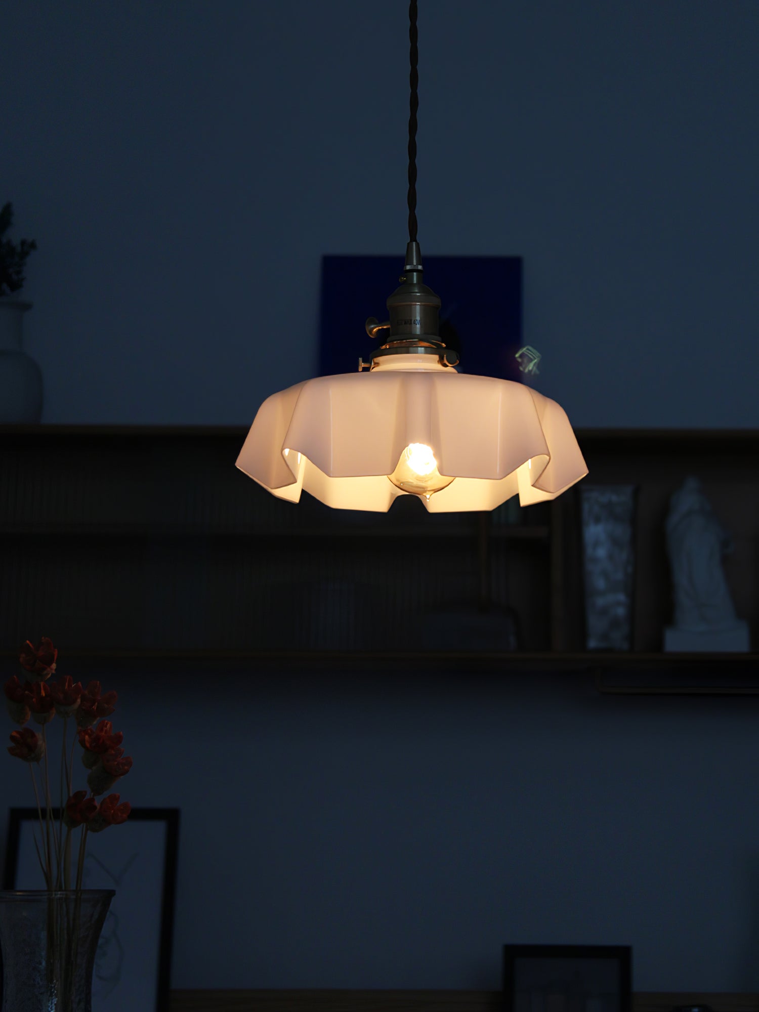 Lampada a sospensione vintage Ameliro