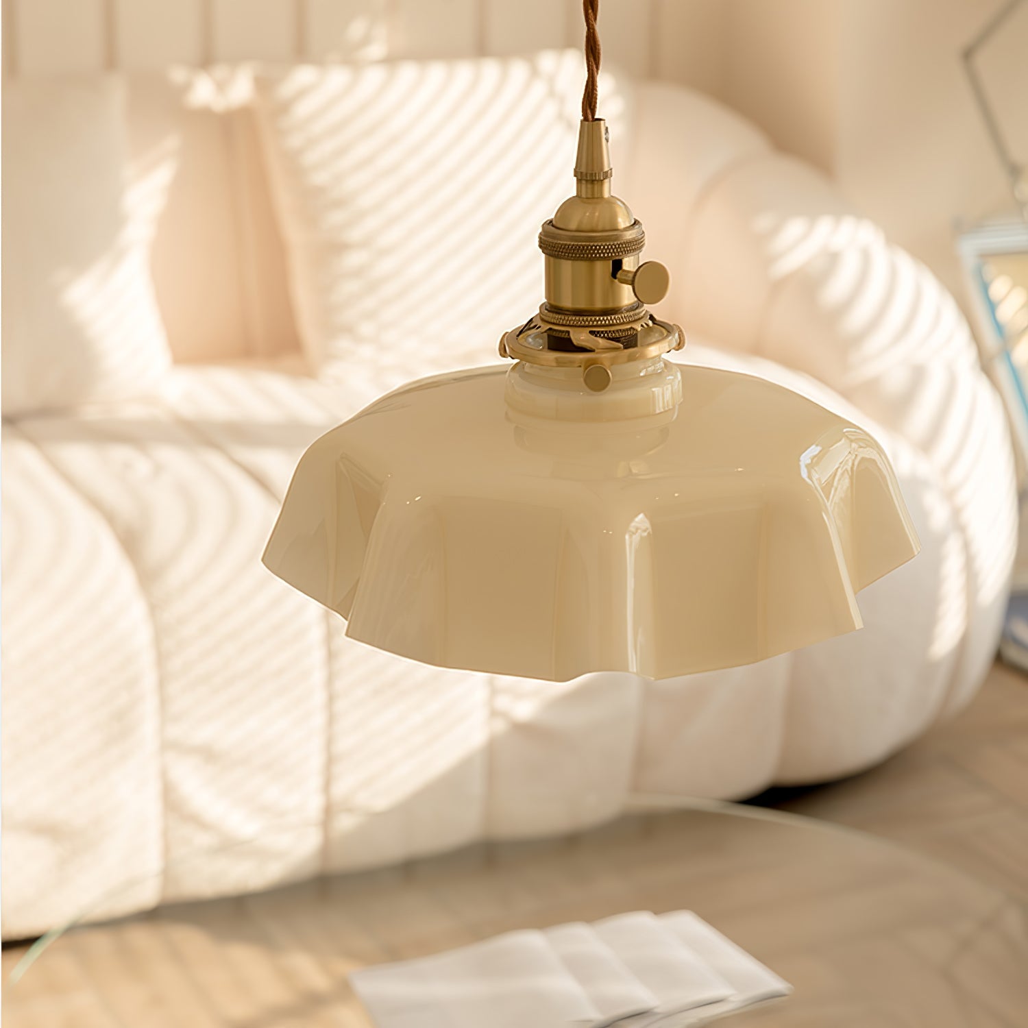 Lampada a sospensione vintage Ameliro