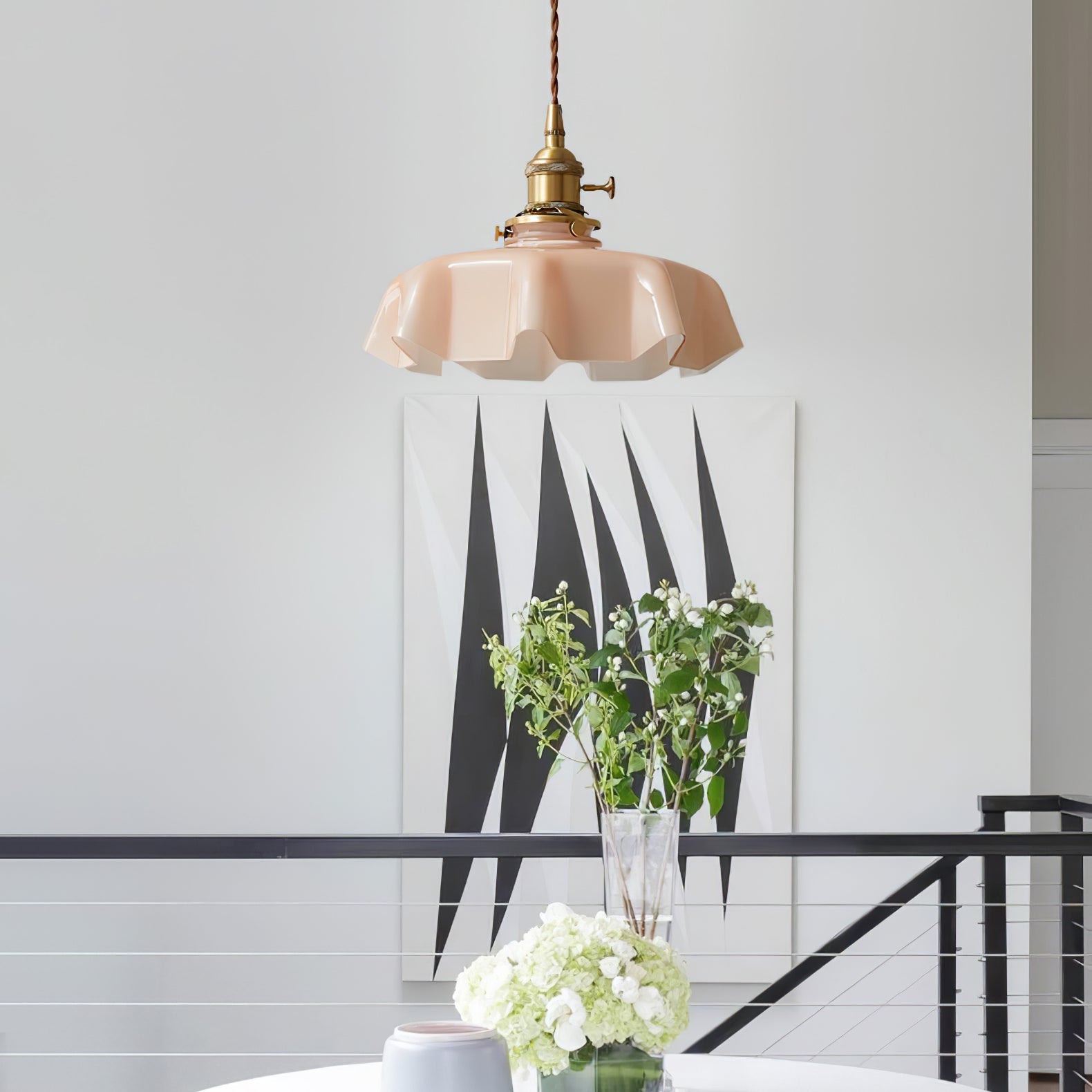 Lampada a sospensione vintage Ameliro
