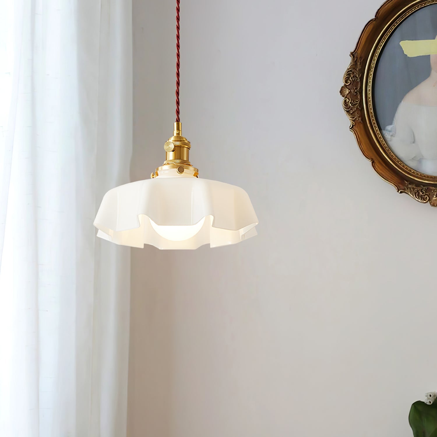 Lampada a sospensione vintage Ameliro