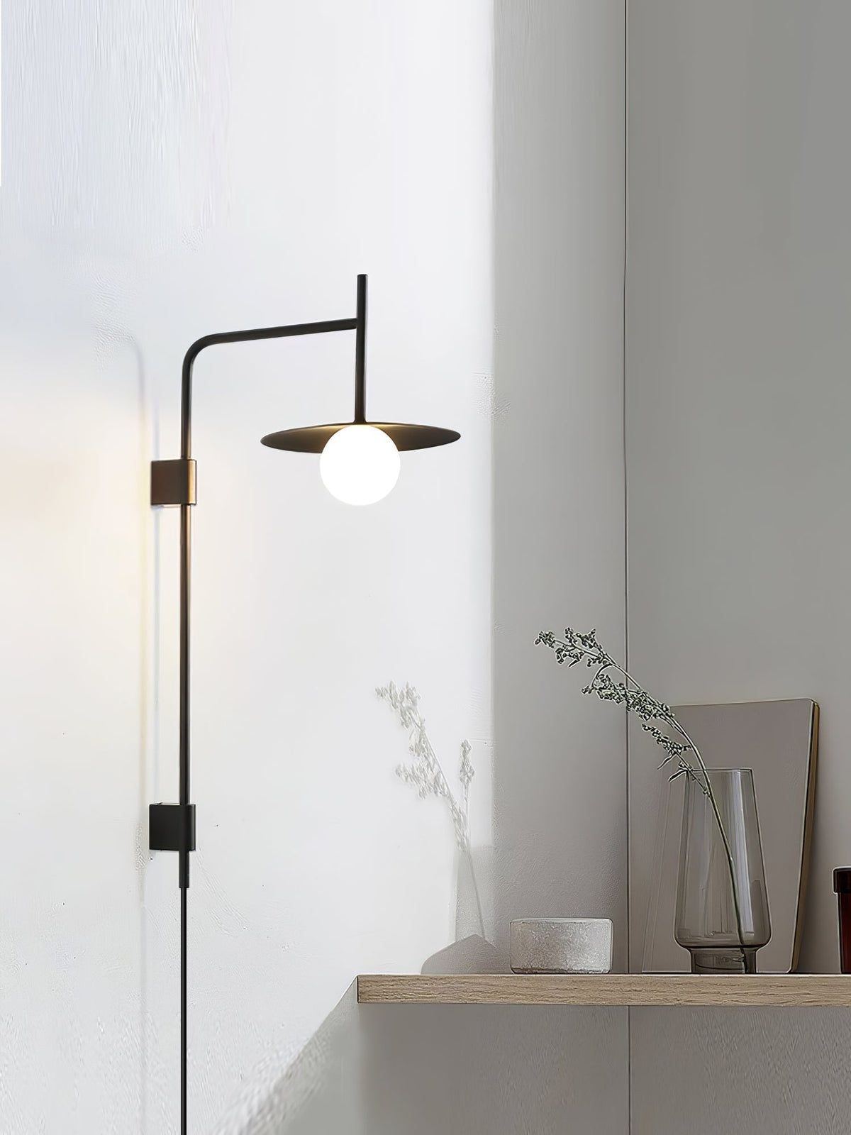 Gea Swing Arm Plug-in Wall Lamp – detail 16