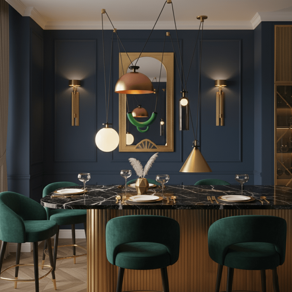 Lampadario geometrico Perilova