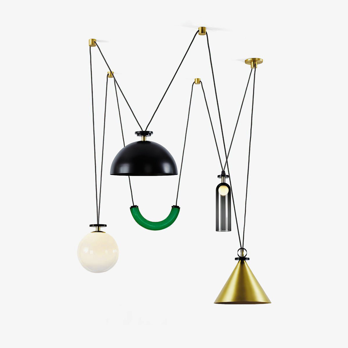 Lampadario geometrico Perilova