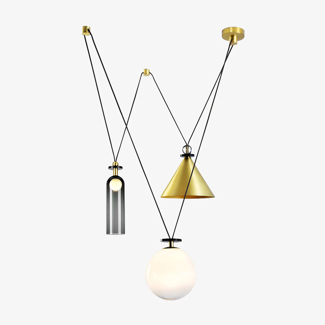 Lampadario geometrico Perilova