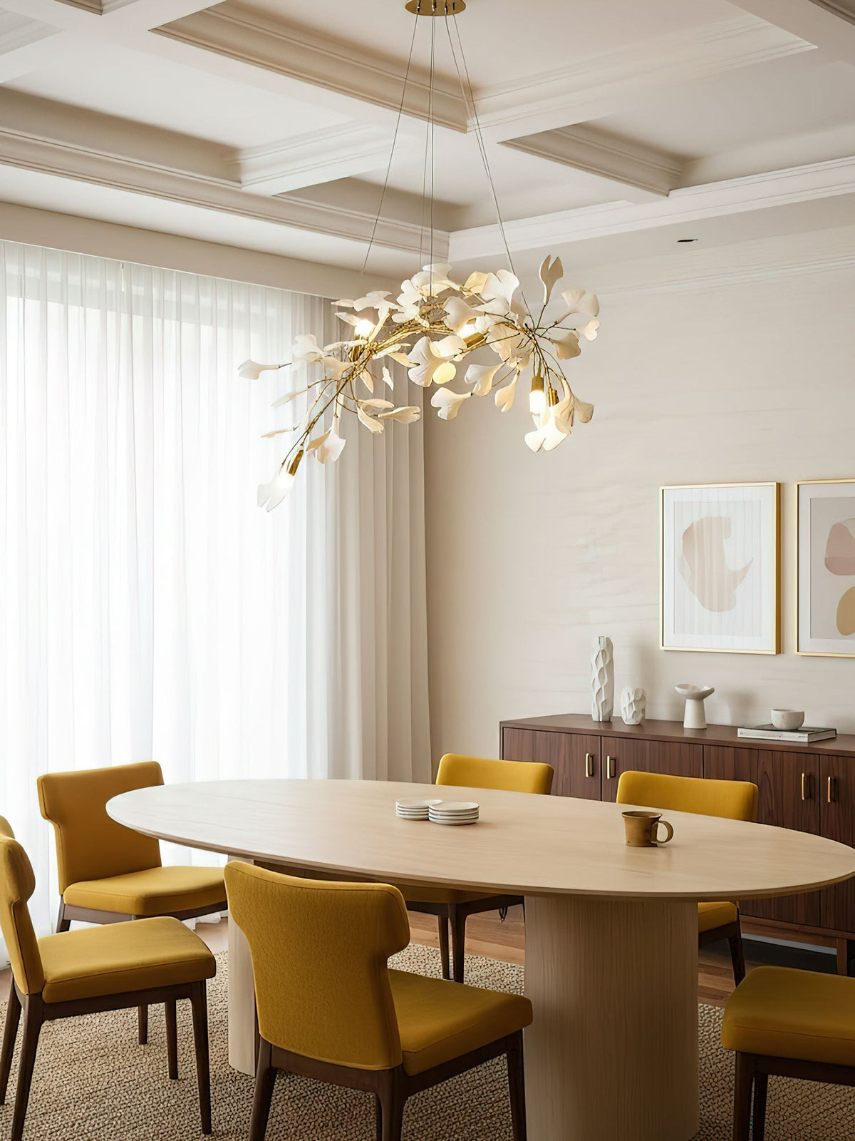 Gingko Bloom Chandelier – detail 24