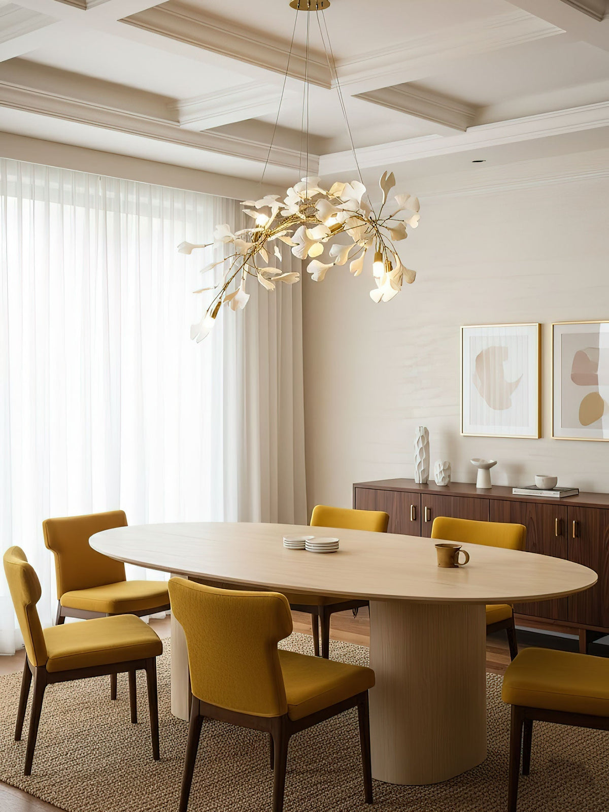 Gingko Bloom Chandelier – detail 22