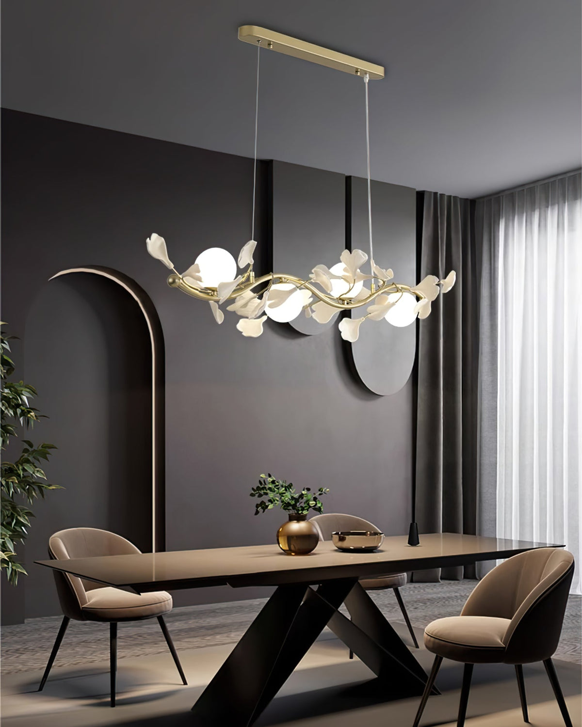 Lampadario lineare Deletto