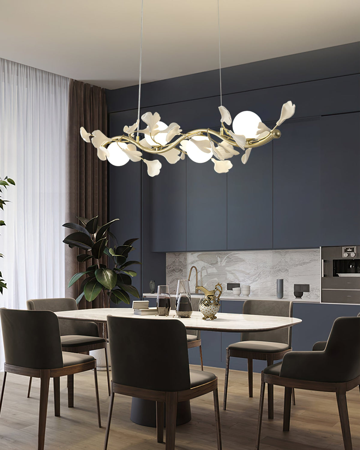 Lampadario lineare Deletto