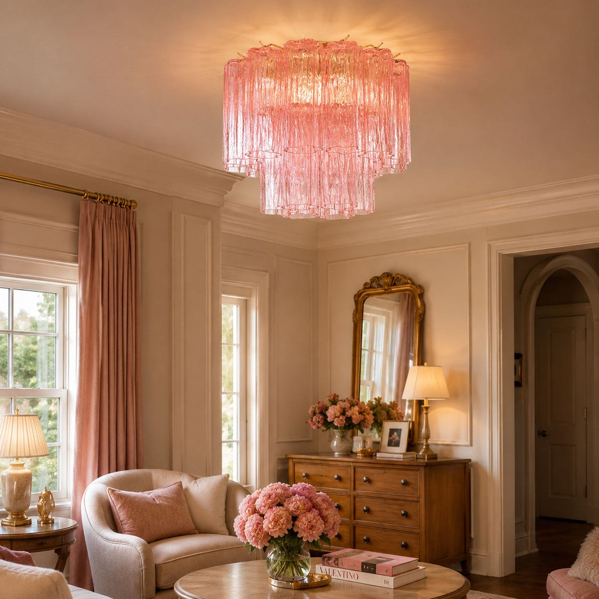 Murano Tubes Ceiling Lamp – detail 2