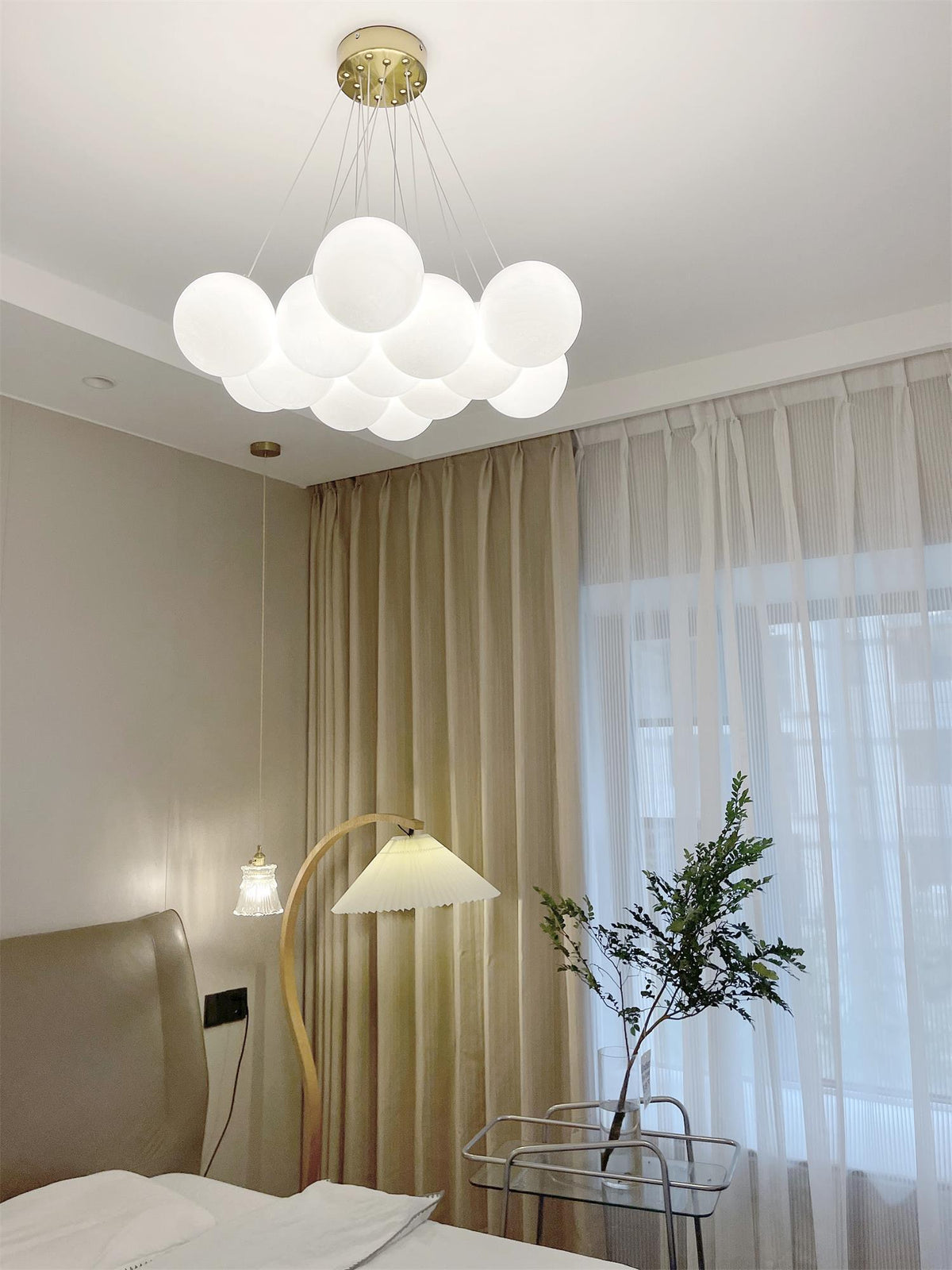 Glass Cluster Chandelier – detail 28