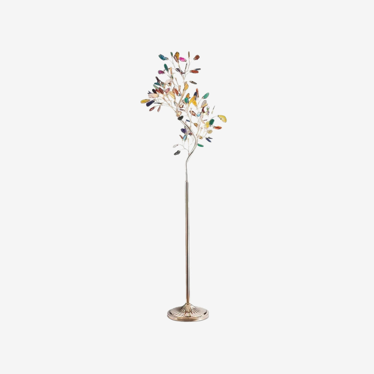 Lampada da terra scultorea Neroriave