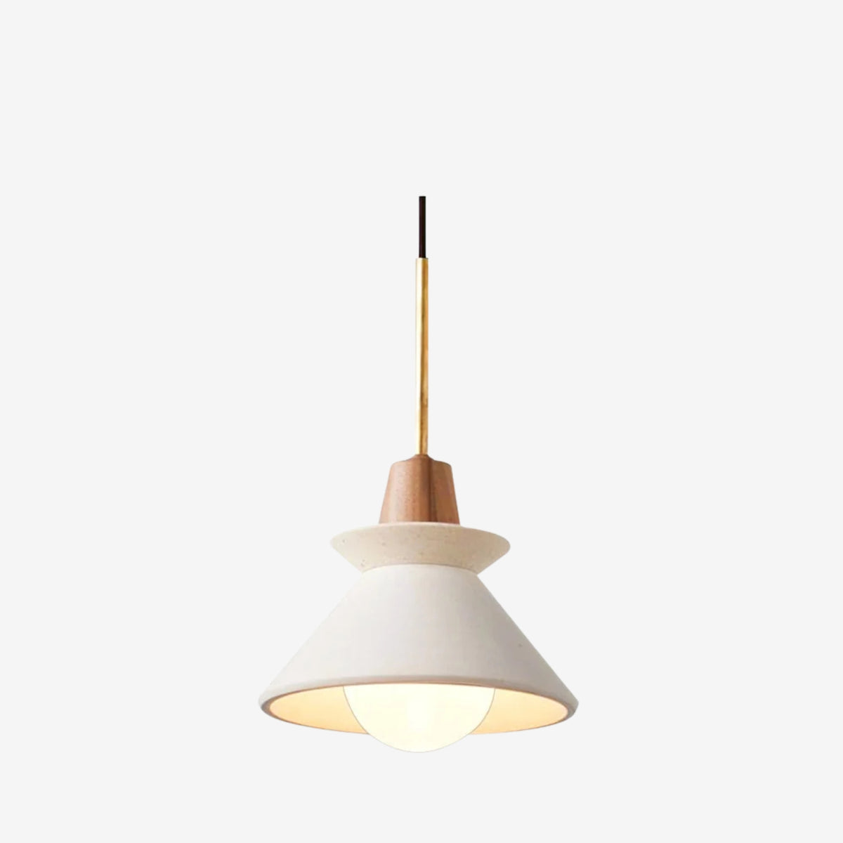 Lampada a sospensione conica Ferami