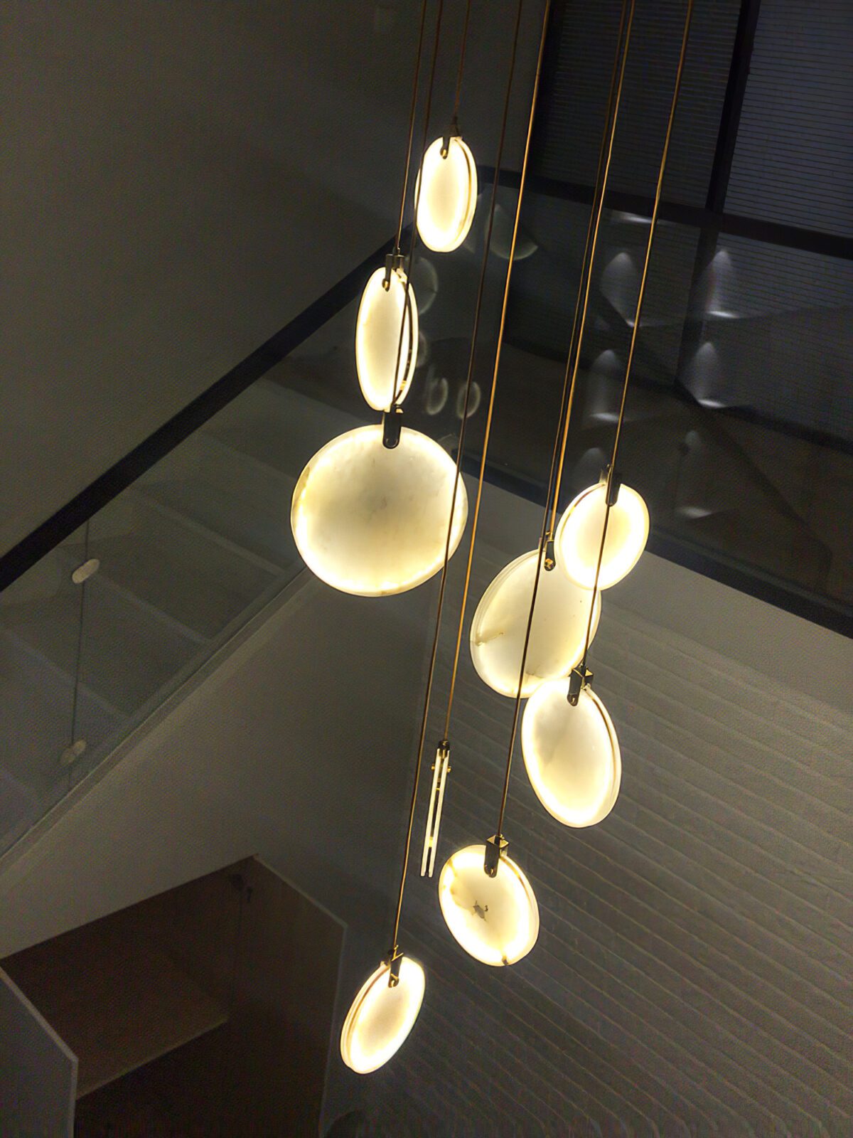 Lampada a sospensione geometrica Falio
