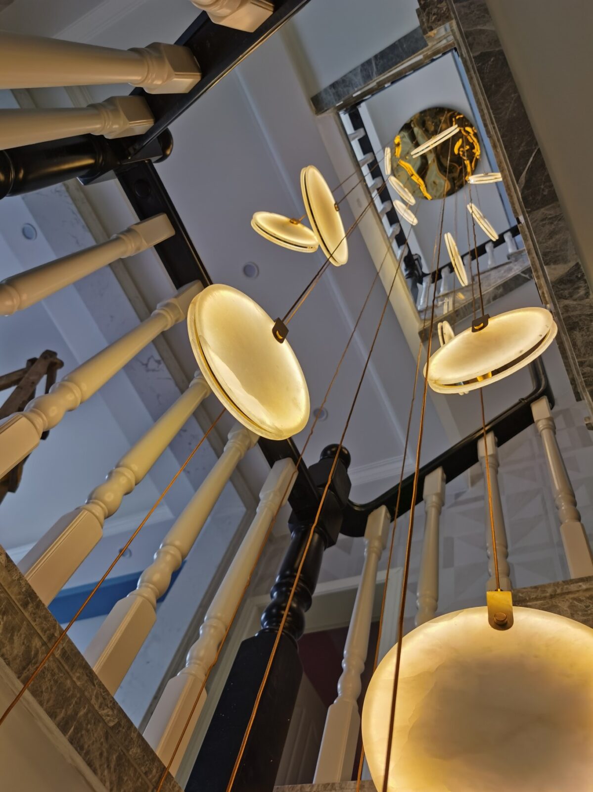 Lampada a sospensione geometrica Falio