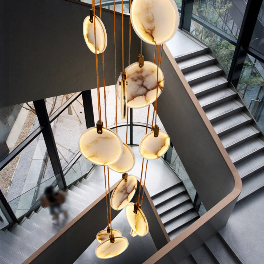 Lampada a sospensione geometrica Falio