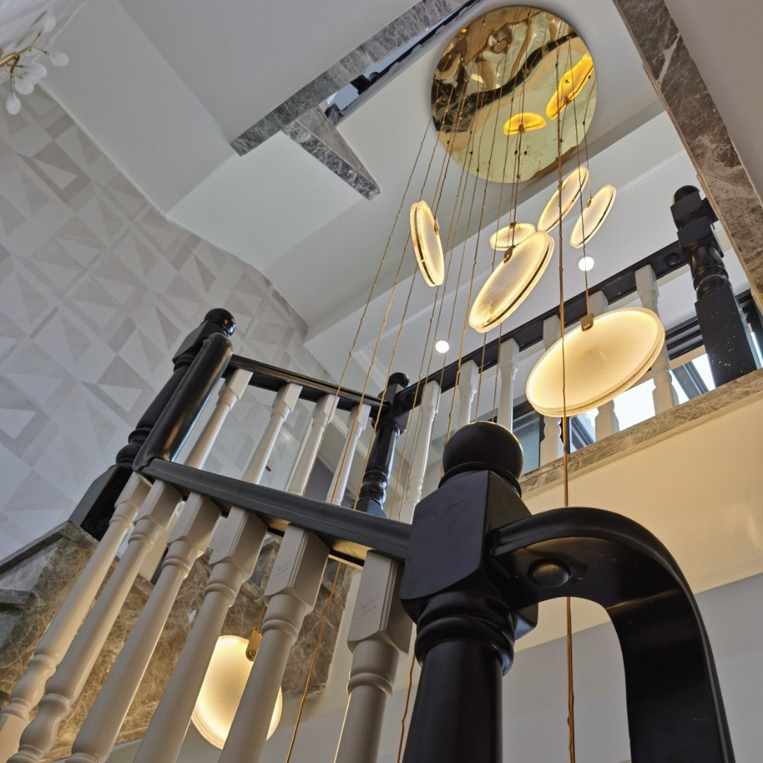 Lampada a sospensione geometrica Falio