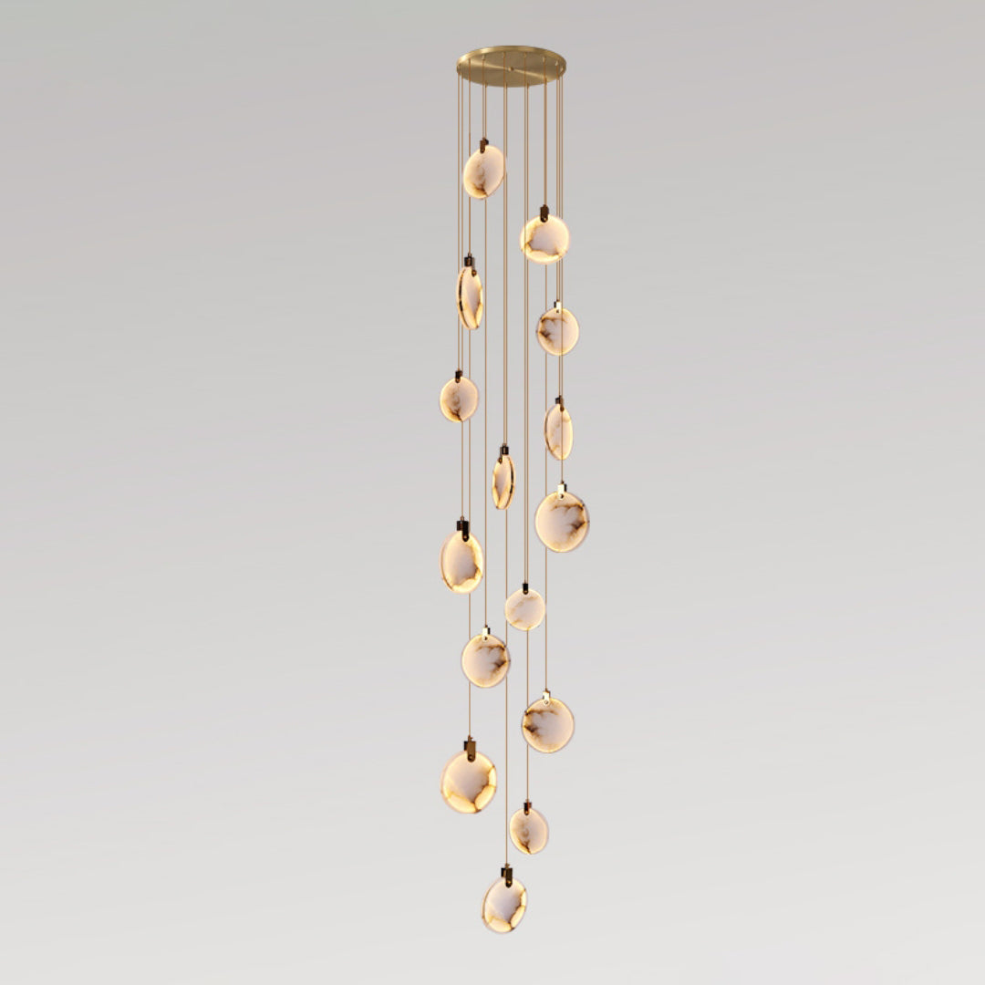 Lampada a sospensione geometrica Falio