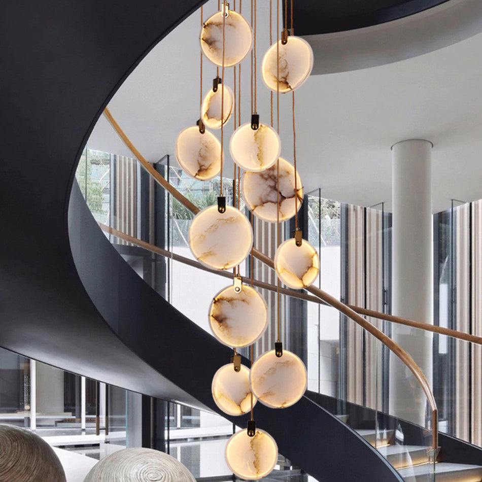 Lampada a sospensione geometrica Falio