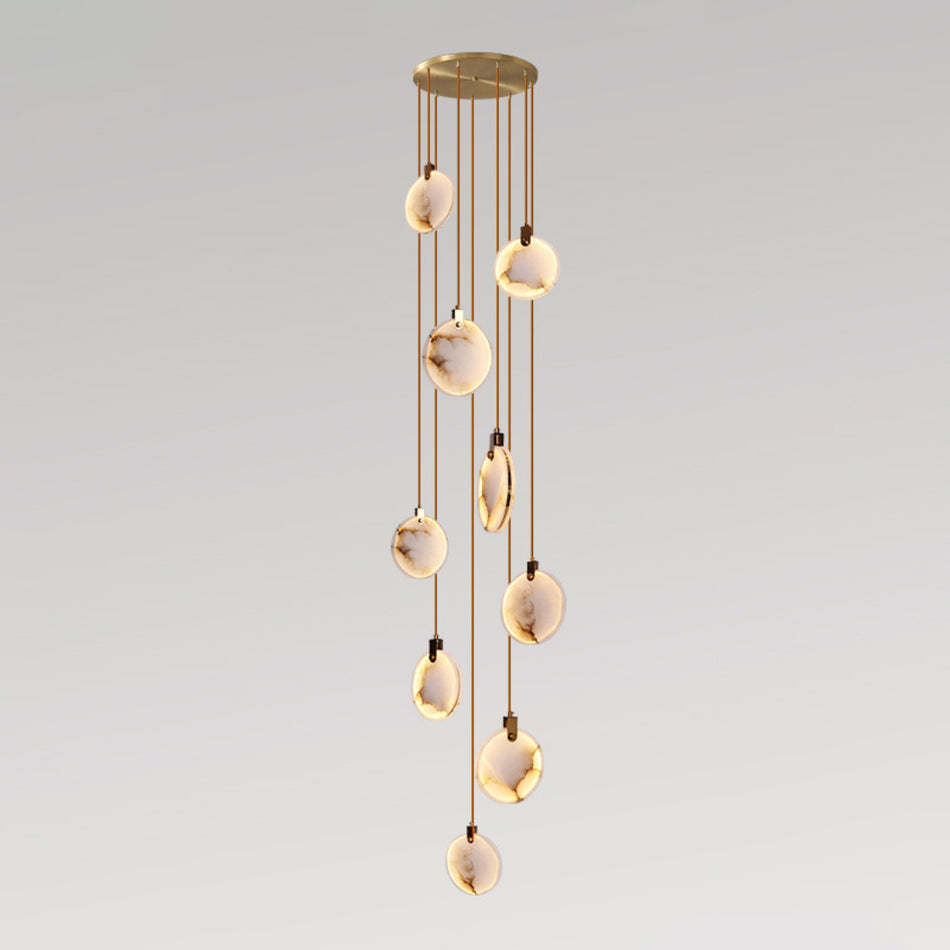 Lampada a sospensione geometrica Falio
