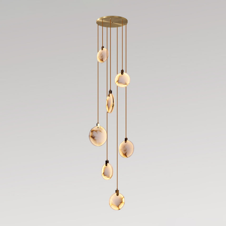 Lampada a sospensione geometrica Falio