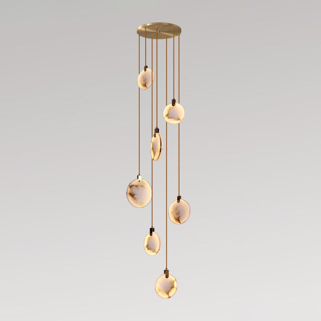 Lampada a sospensione geometrica Falio