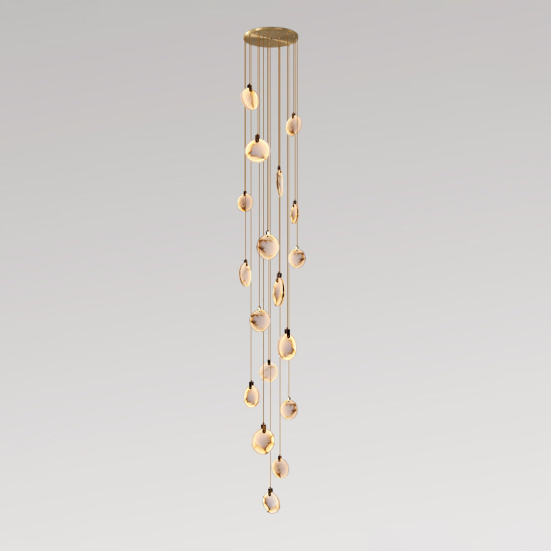 Lampada a sospensione geometrica Falio
