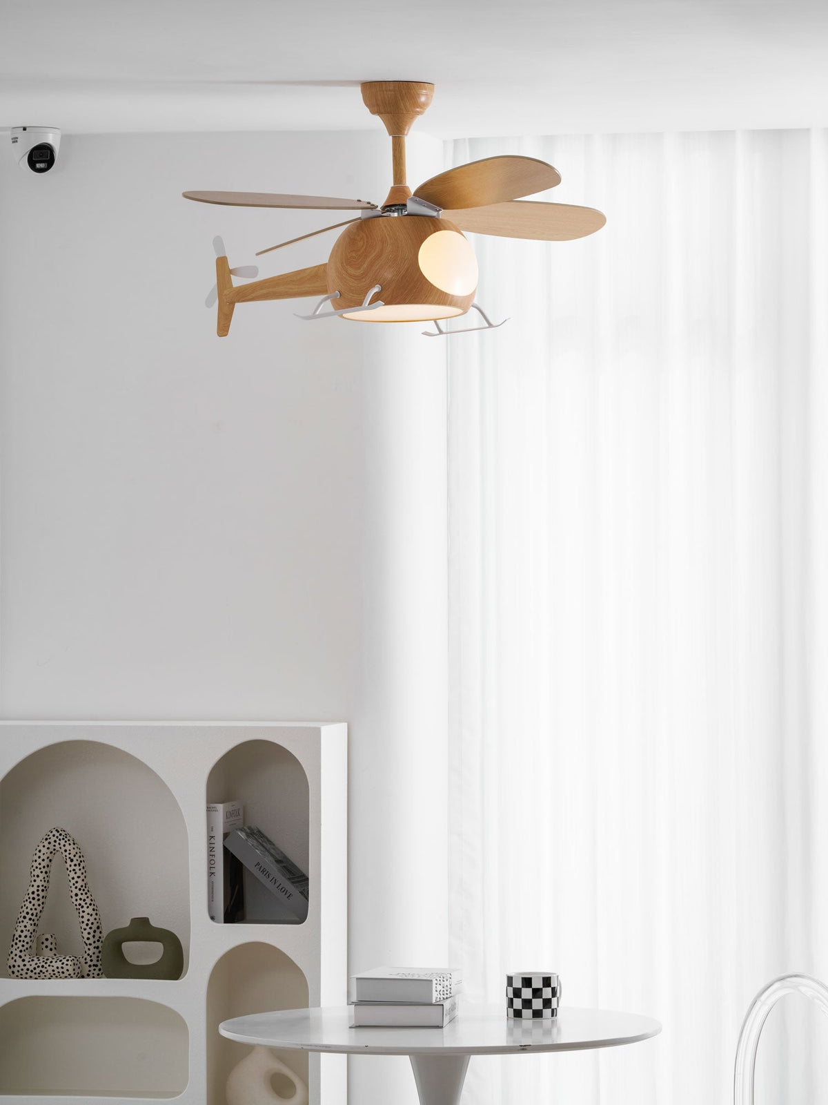 Plafoniera con ventilatore Leessi
