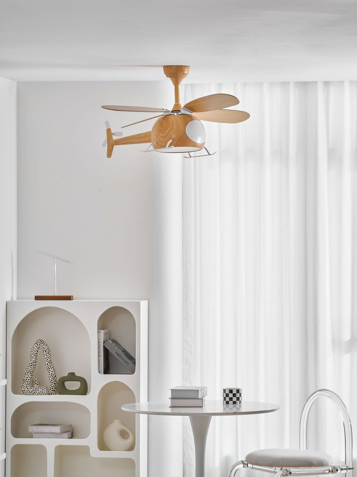 Plafoniera con ventilatore Leessi