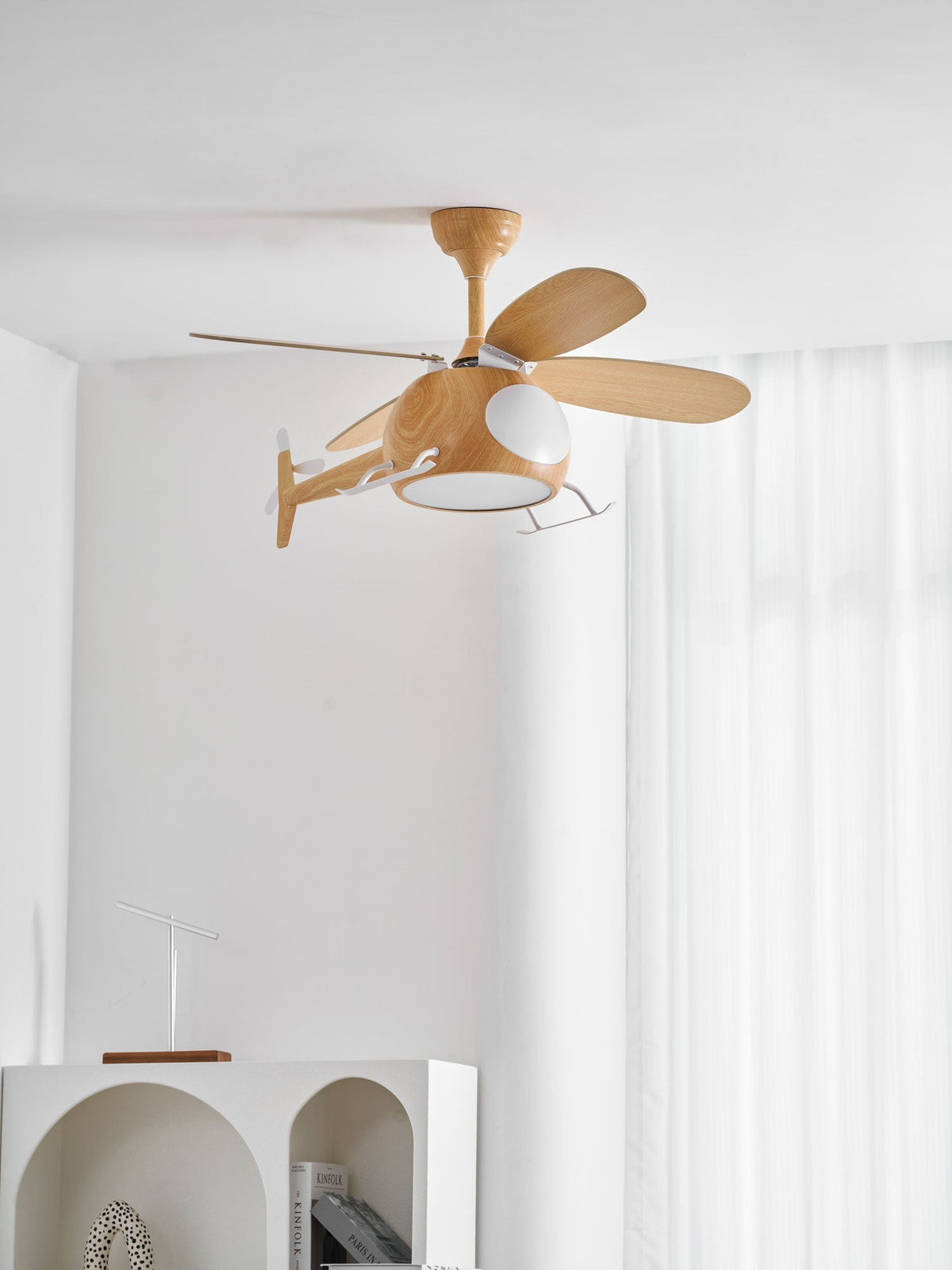 Plafoniera con ventilatore Leessi