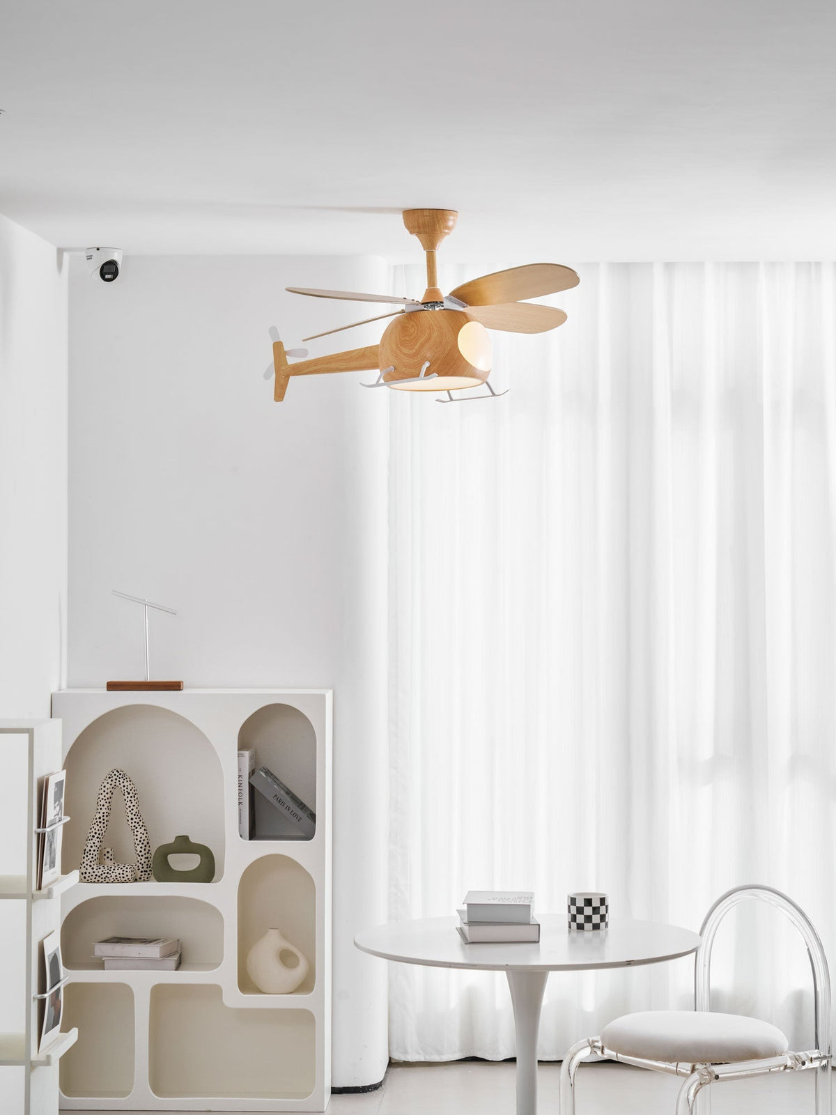 Plafoniera con ventilatore Leessi