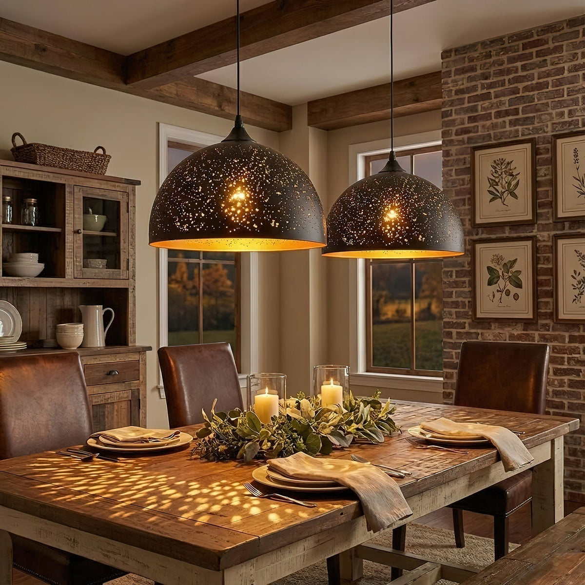 Hollow Industrial Pendant Lamp – detail 5
