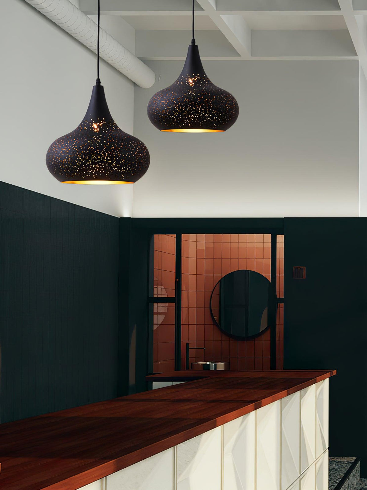 Hollow Industrial Pendant Lamp – detail 29