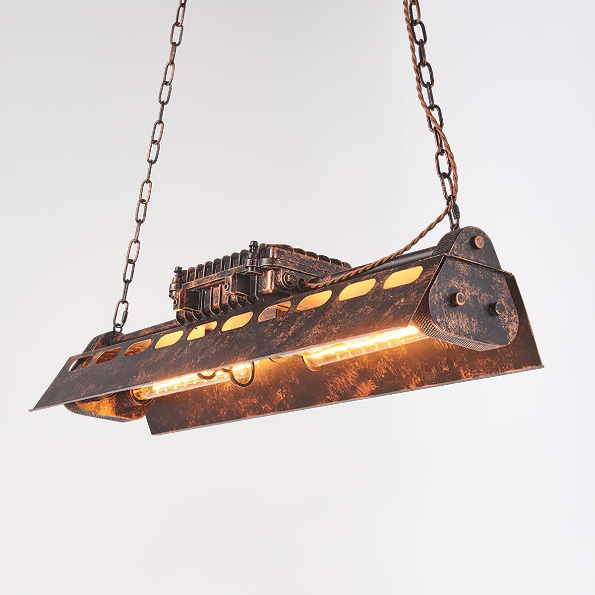 Industrial Steampunk Chandelier – detail 25