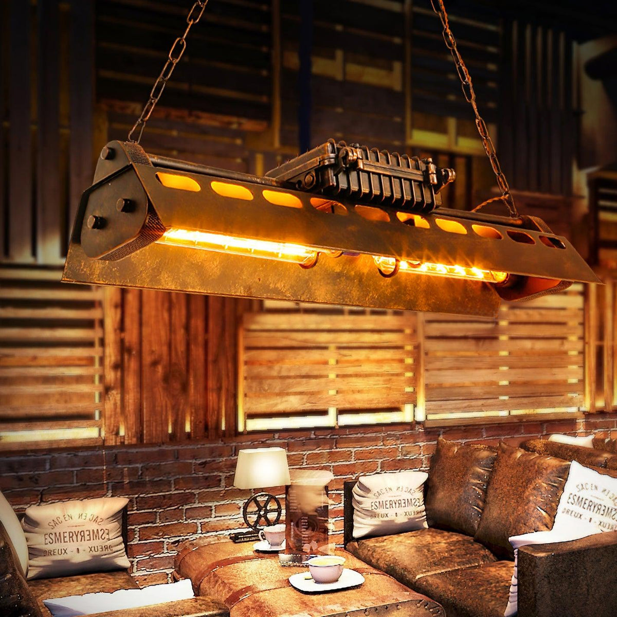 Industrial Steampunk Chandelier – detail 2