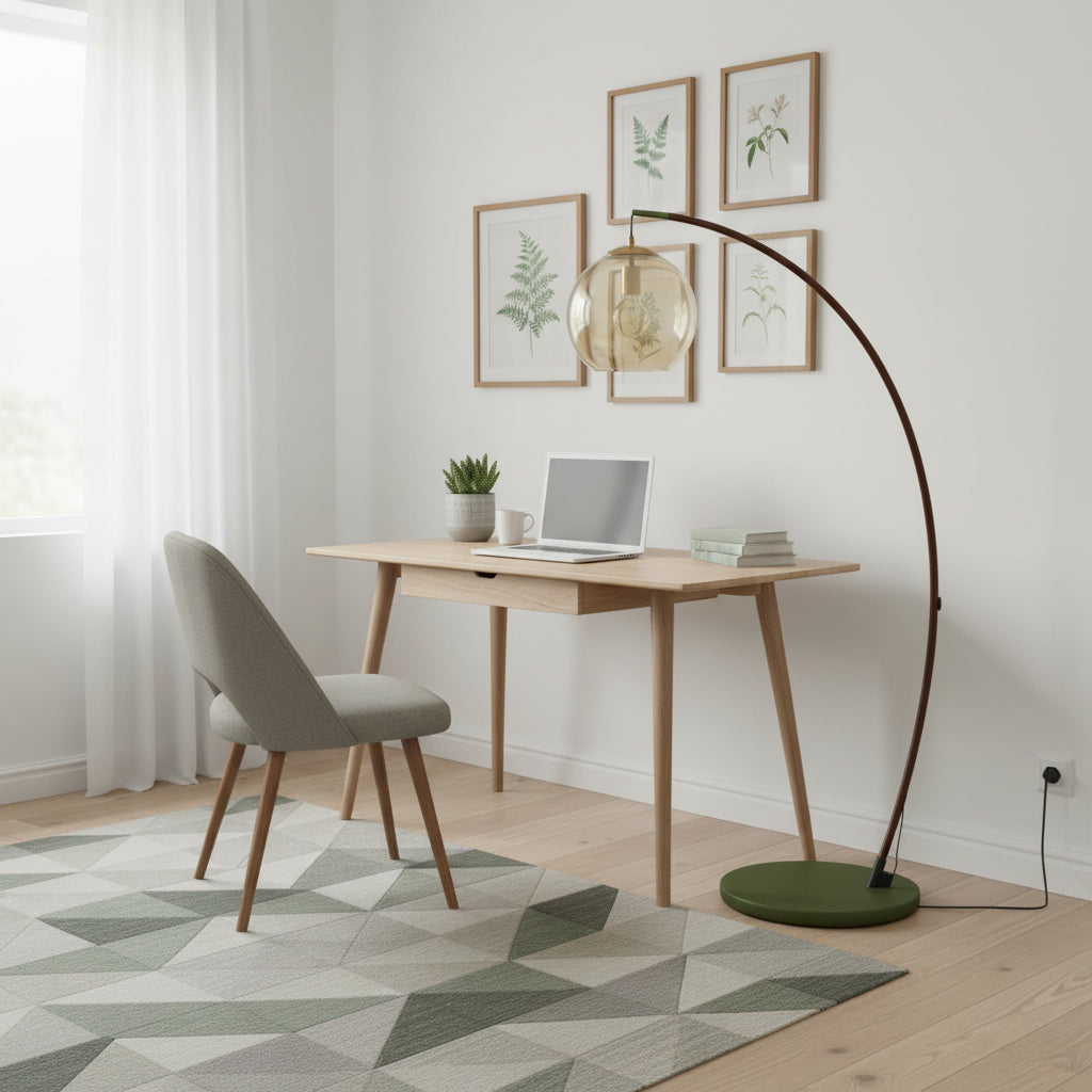Lampada da terra ad arco Lorienca