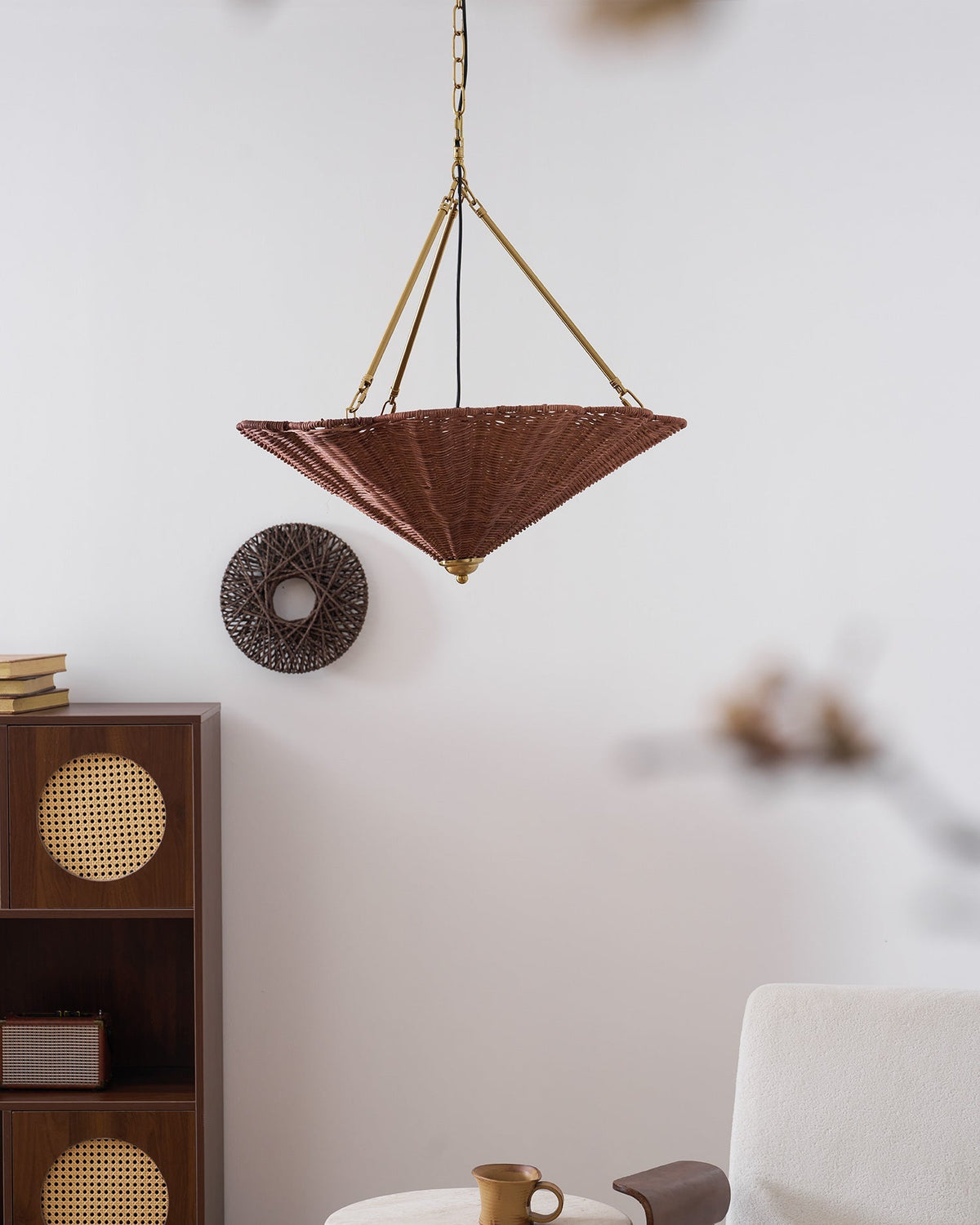 Lampadario scultoreo Silella