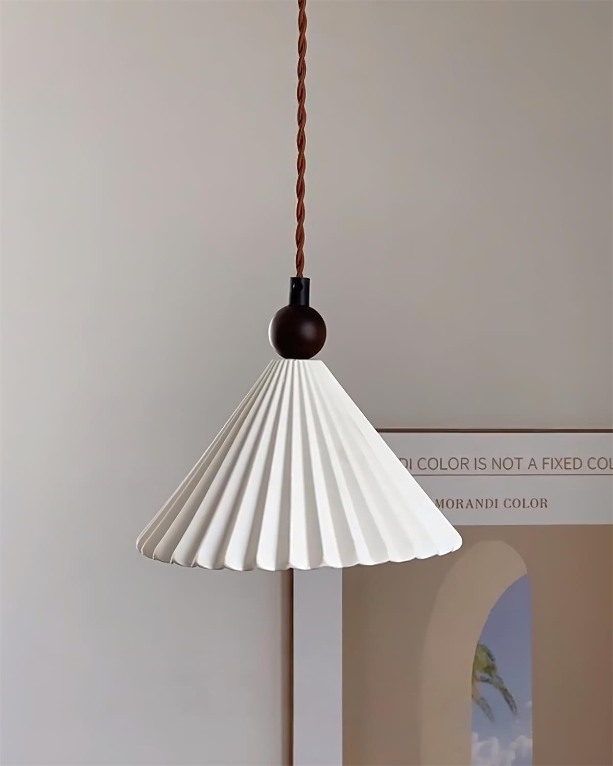 Lampada a sospensione scanalata Paoriavo